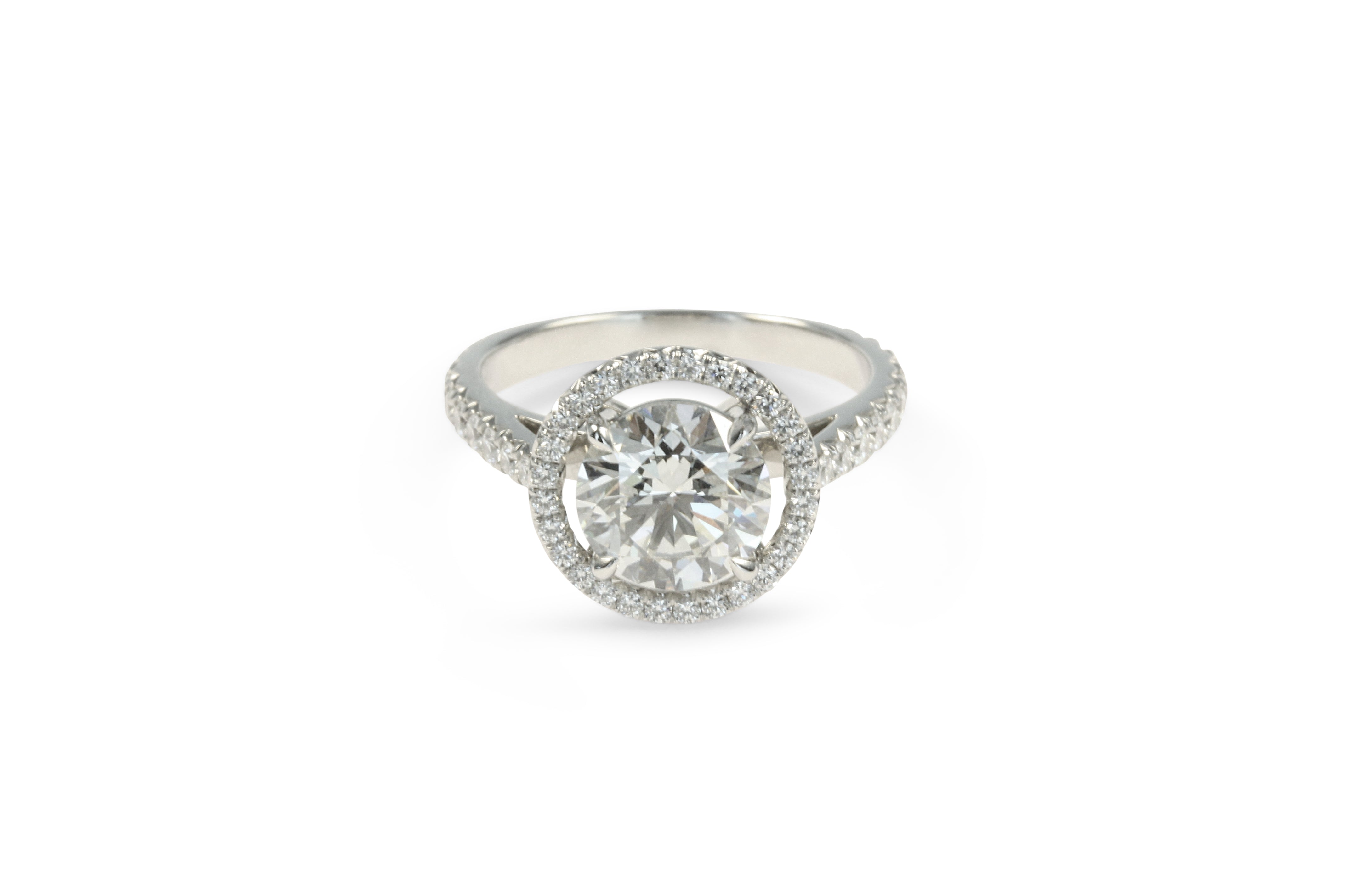 Halo Diamond Engagement Ring