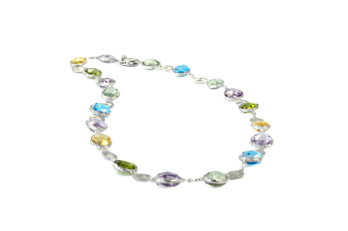 Multi-Coloured Gemstone Necklace
